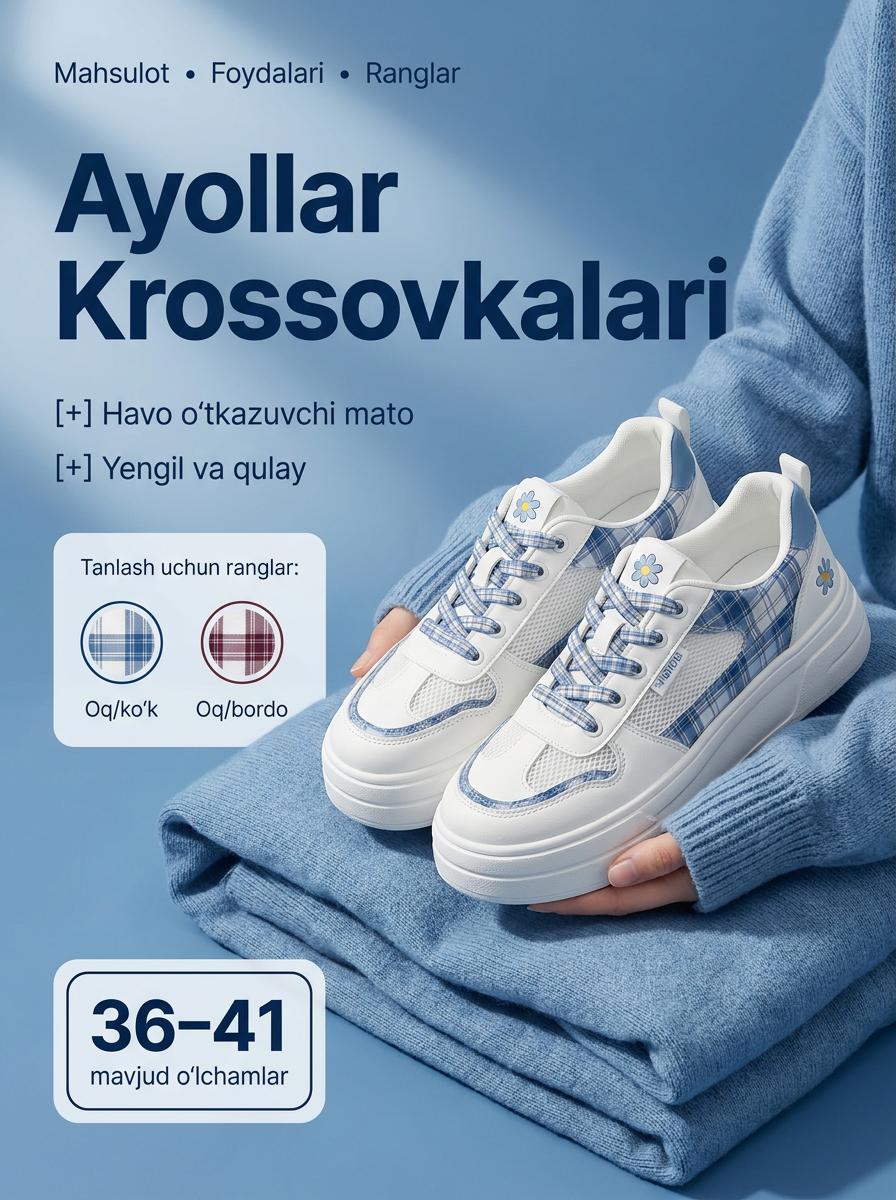 Modera bilan yaratilgan mahsulot kartochkasi